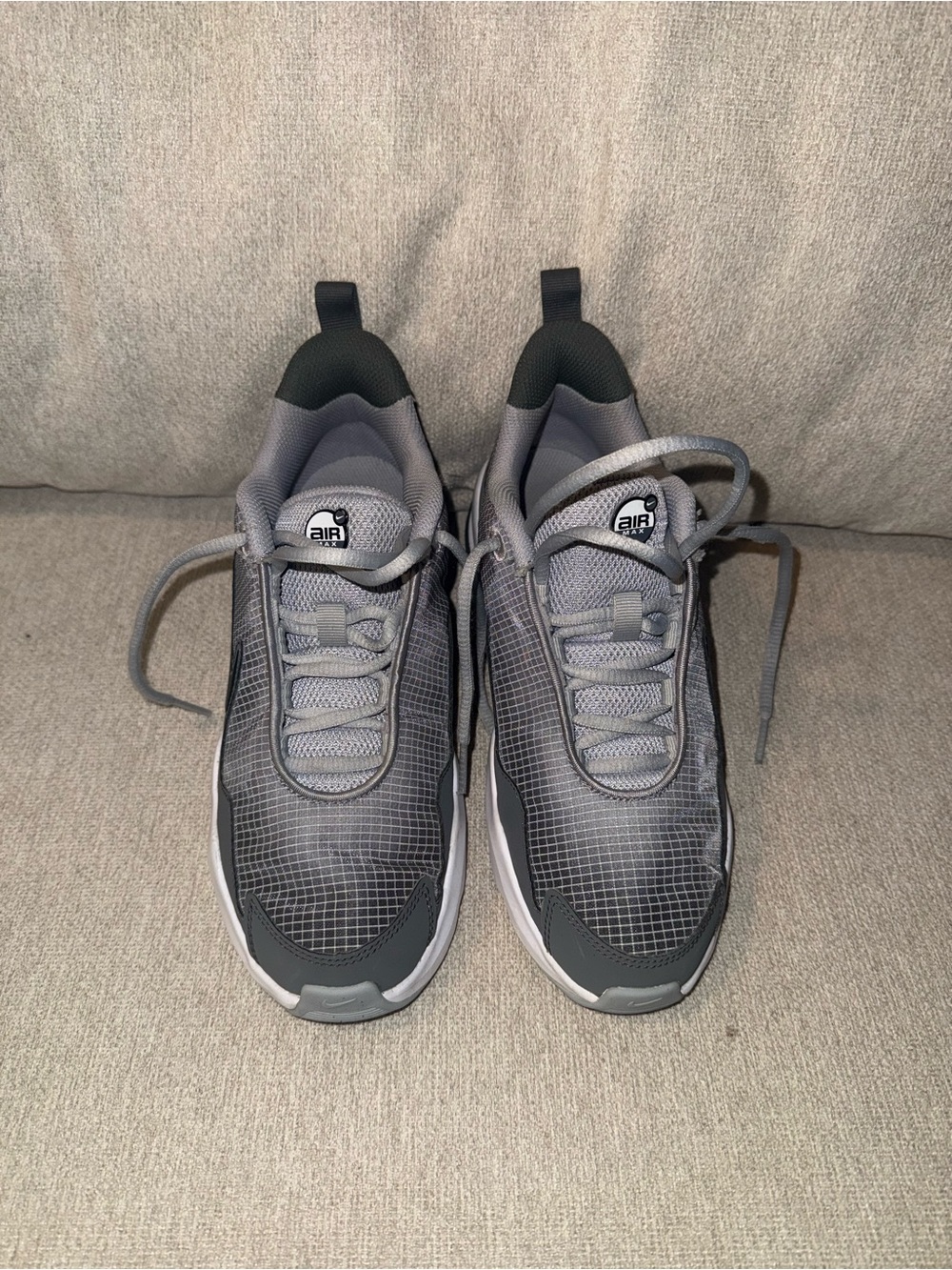 Nike Kids Gray and Dark Gray Air Sneakers